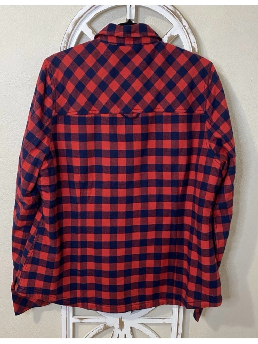 SKI-DOO BRP womens xlarge LINED SNAP BUTTON BUFFALO PLAID SHACKET JACKET - Picture 3 of 5